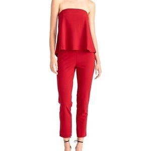 Rachel Roy Adeline Peplum Top Jumpsuit- XXL